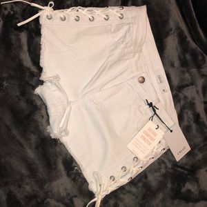 Cello White Shorts